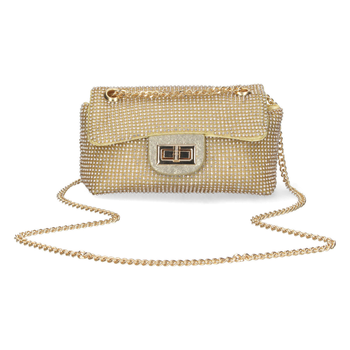 Bandolera de Mujer con Cadena Metalica Oro