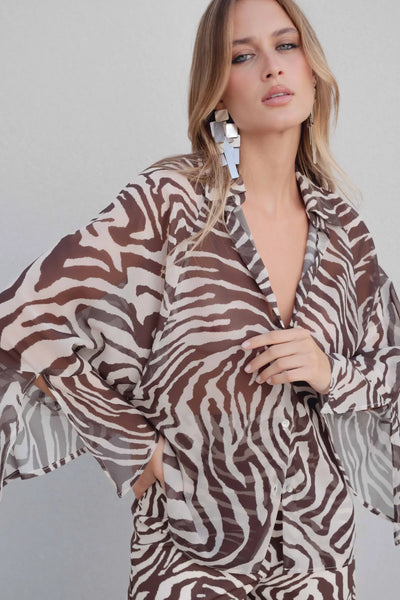 PANTALÓN CULOTTE ESTAMPADO
