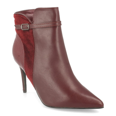 Botin de Mujer para Vestir Burdeos