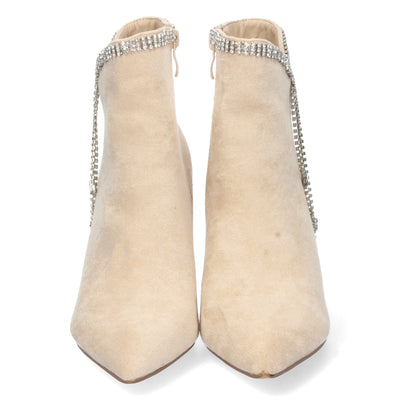 Botin de Tacon Fino Beige