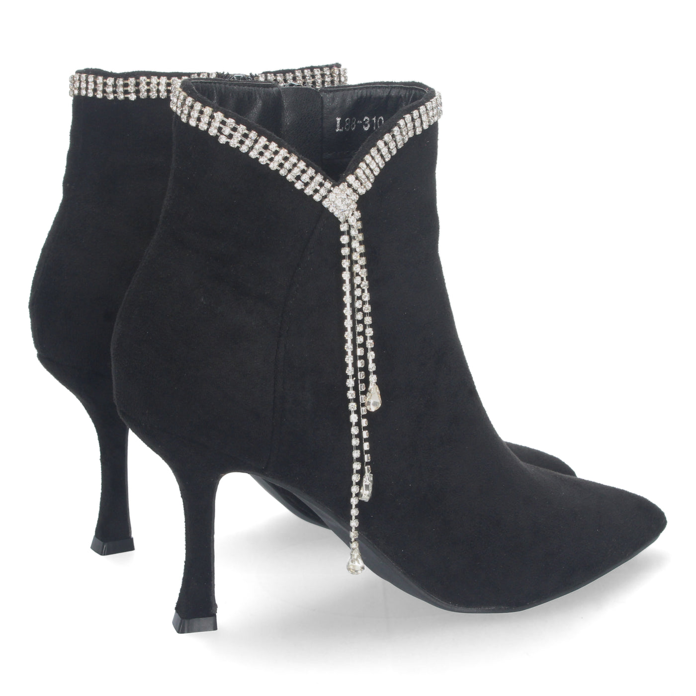 Botin de Tacon Fino Negro