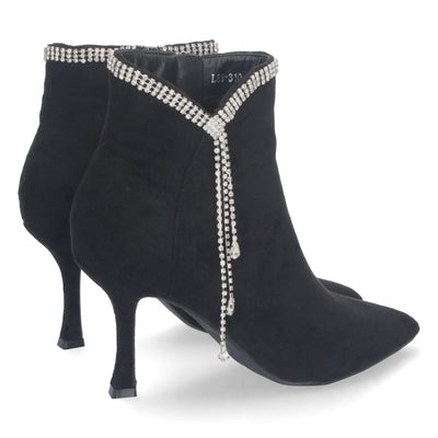 Botin de Tacon Fino Negro