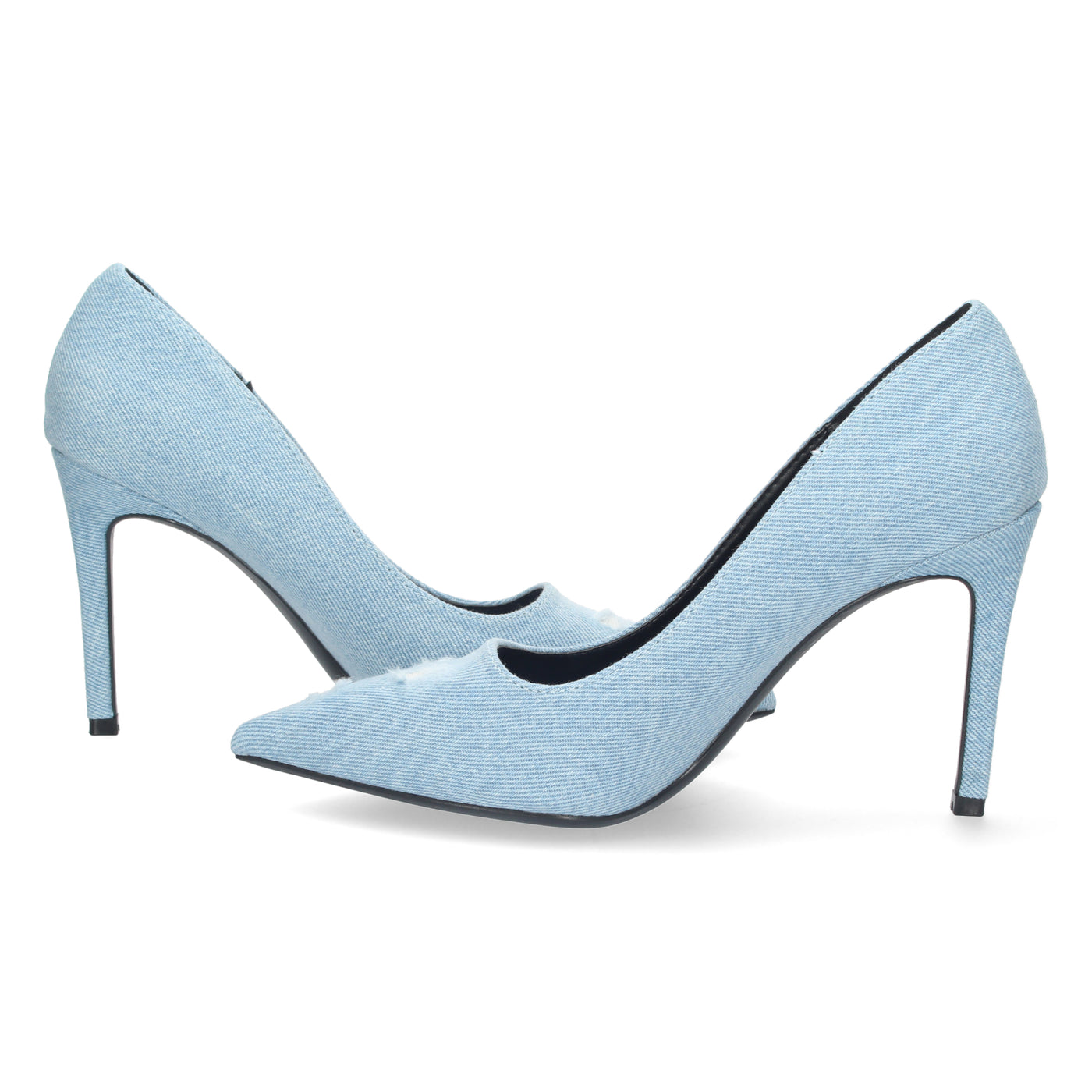Zapato de Salon con tacon Azul