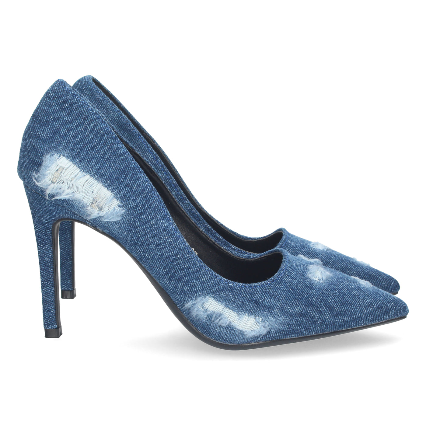 Zapato de Salon con Tacon Marino