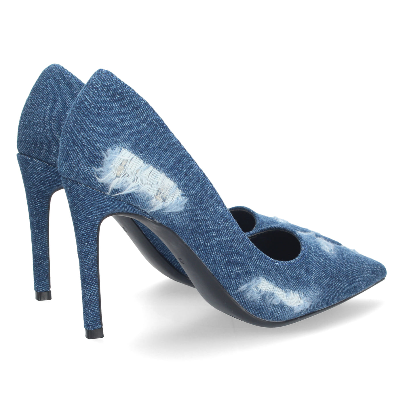 Zapato de Salon con Tacon Marino