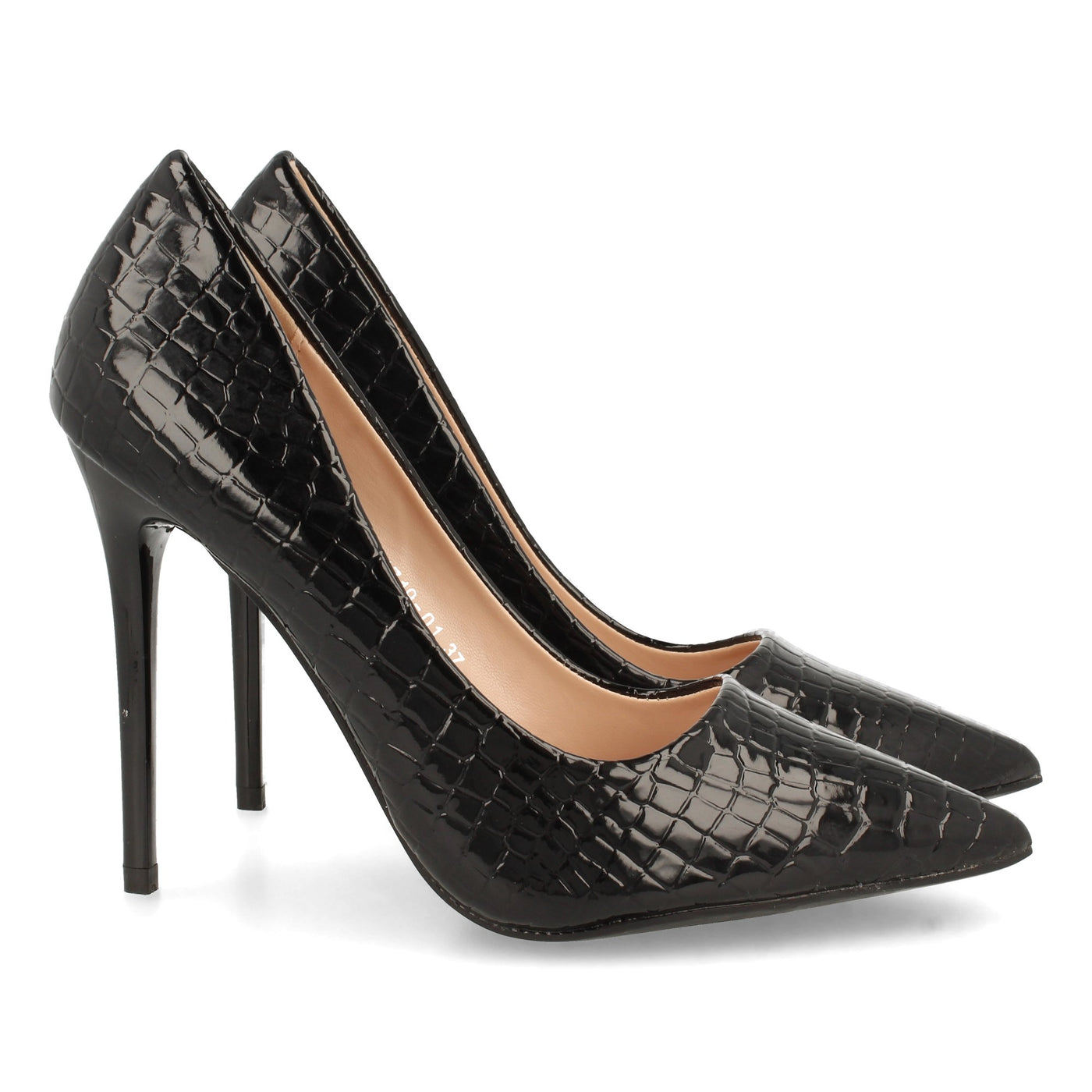 Zapato de Tacón de Aguja Stiletto Negro