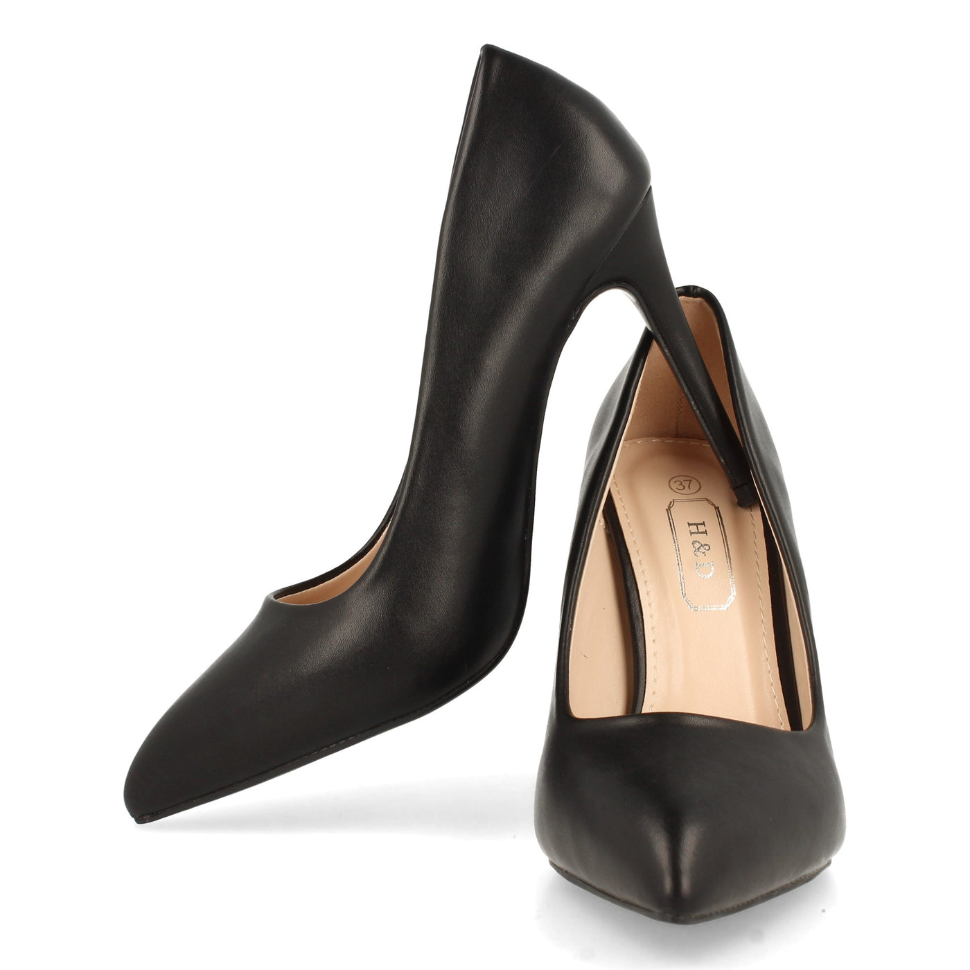 Zapato de Tacón de Aguja Negro