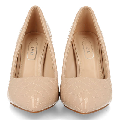 Zapato de tacon Beige