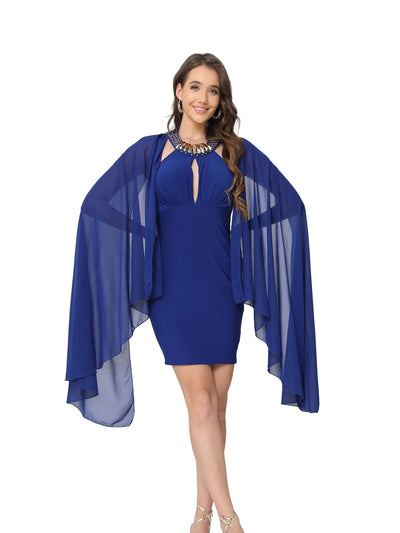 Vestido corto con capucha