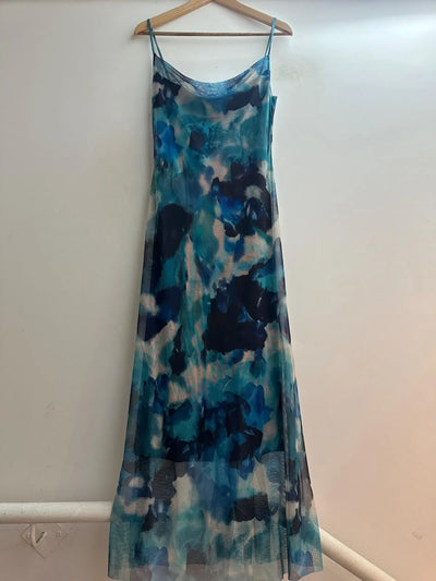 Vestido largo de tul
