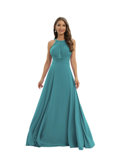 Vestido largo hombros descubiertos