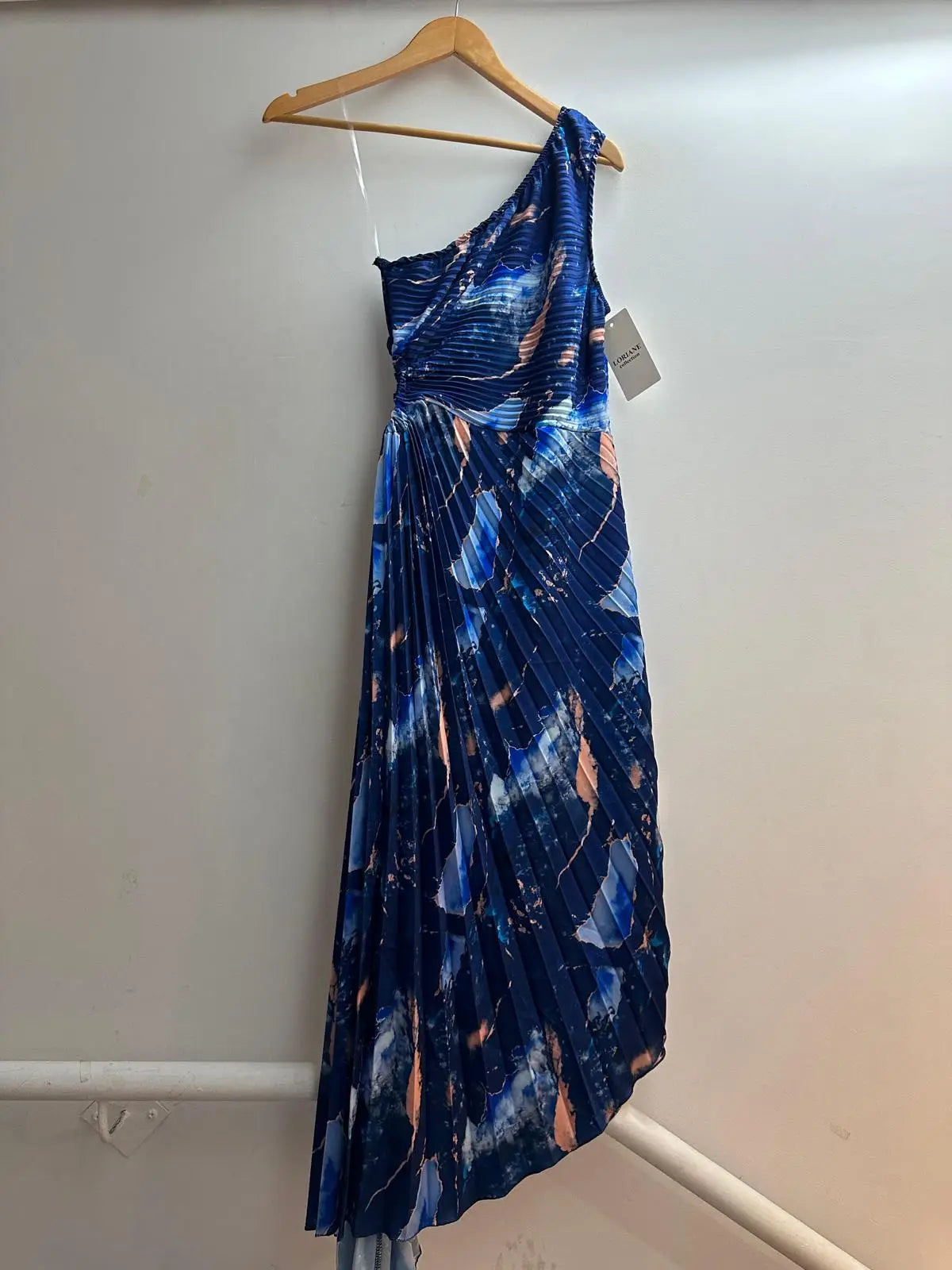 VESTIDO LARGO CON ESTAMPADO