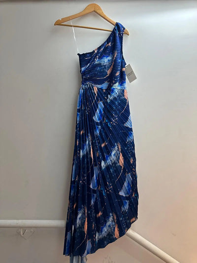 VESTIDO LARGO CON ESTAMPADO