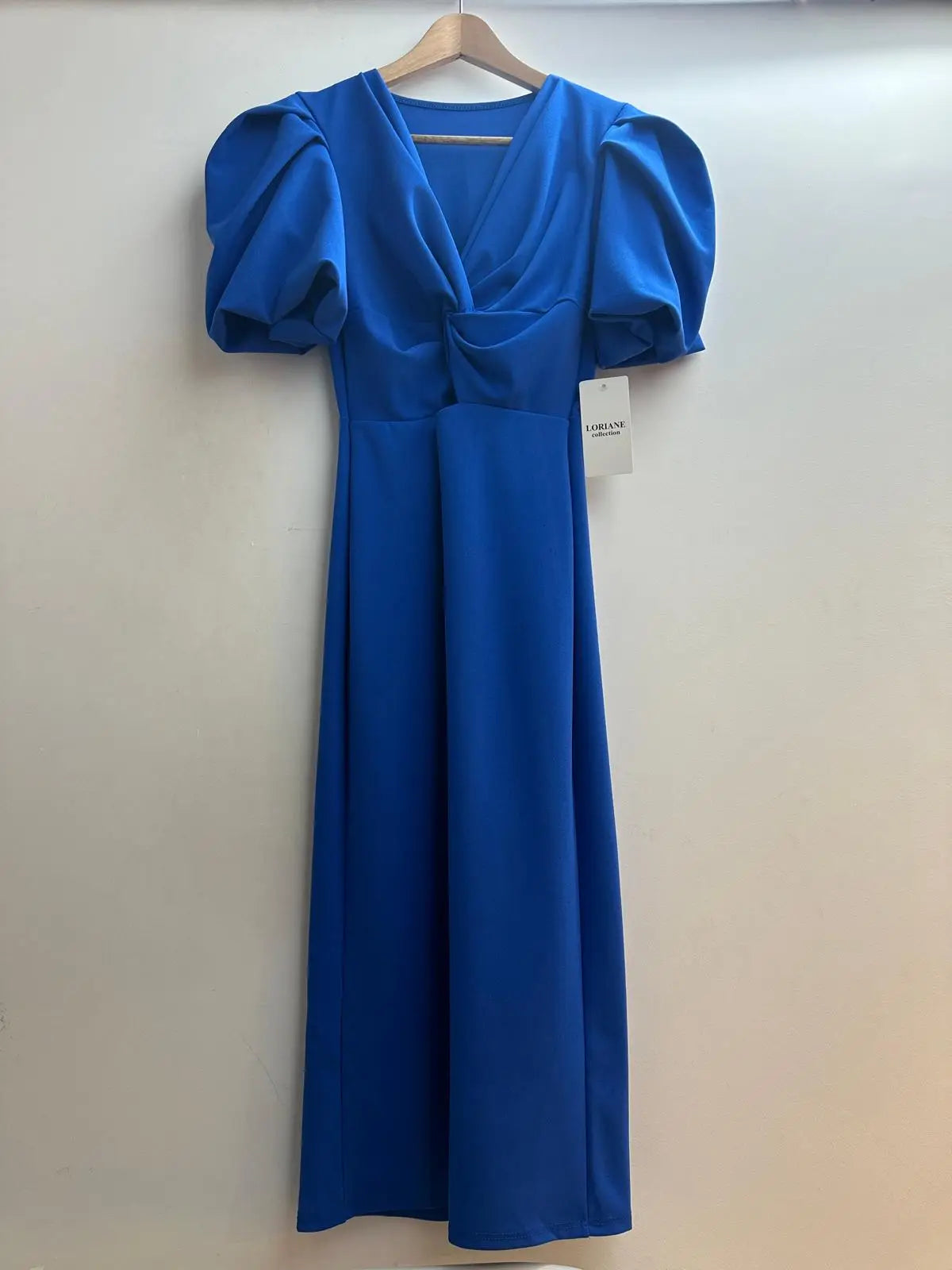 Vestido midi liso