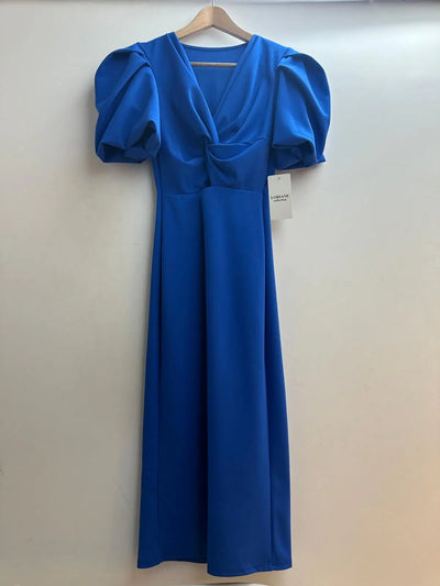 Vestido midi liso