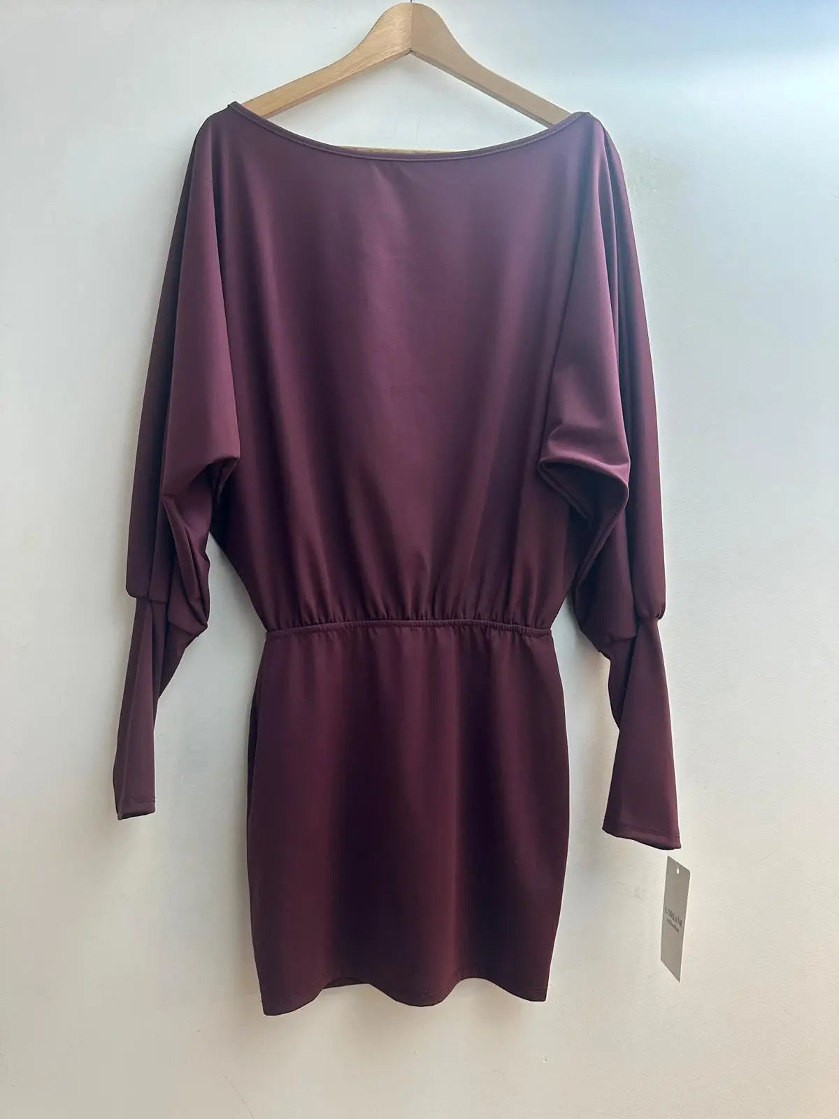 Vestido corto liso