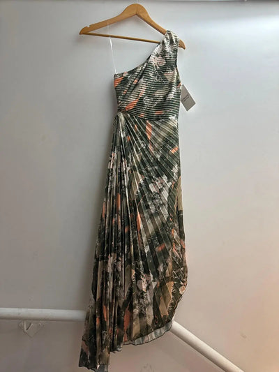 VESTIDO LARGO CON ESTAMPADO