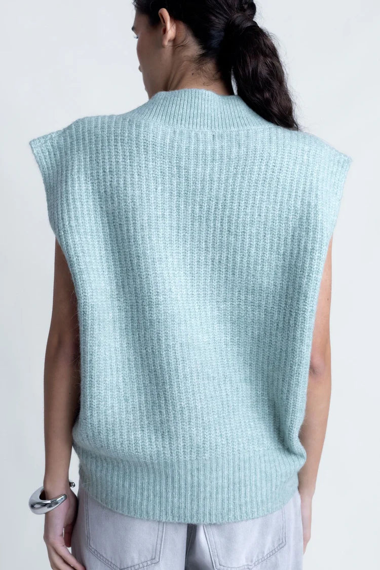 CHALECO PUNTO OVERSIZE
