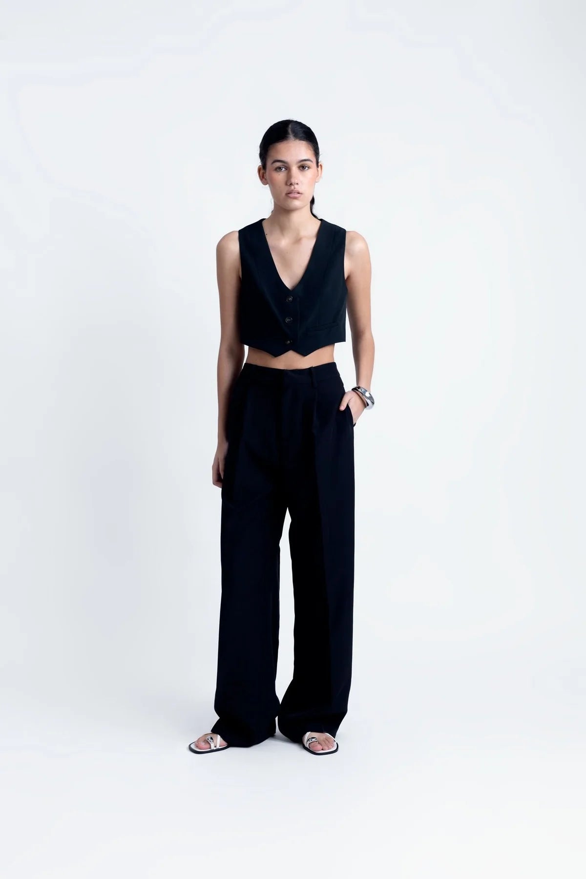 PANTALON PLIEGUES