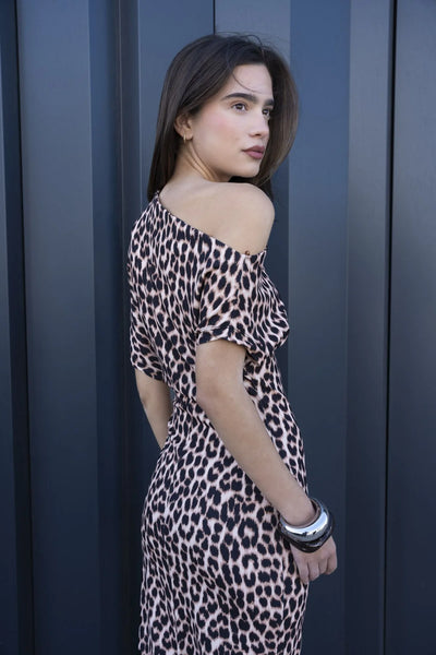 VESTIDO ESTAMPADO ANIMAL PRINT
