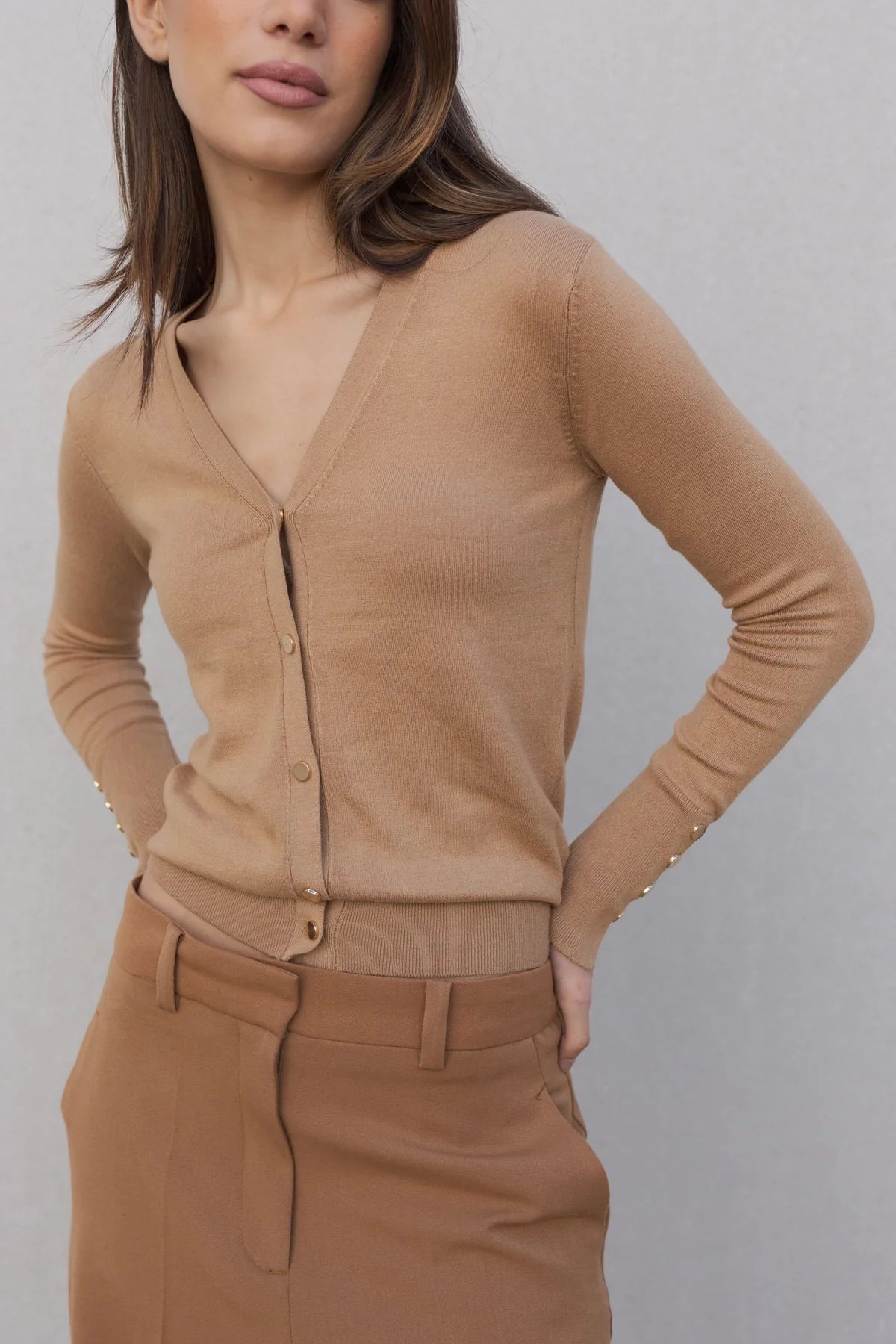 CHAQUETA PUNTO BOTONES