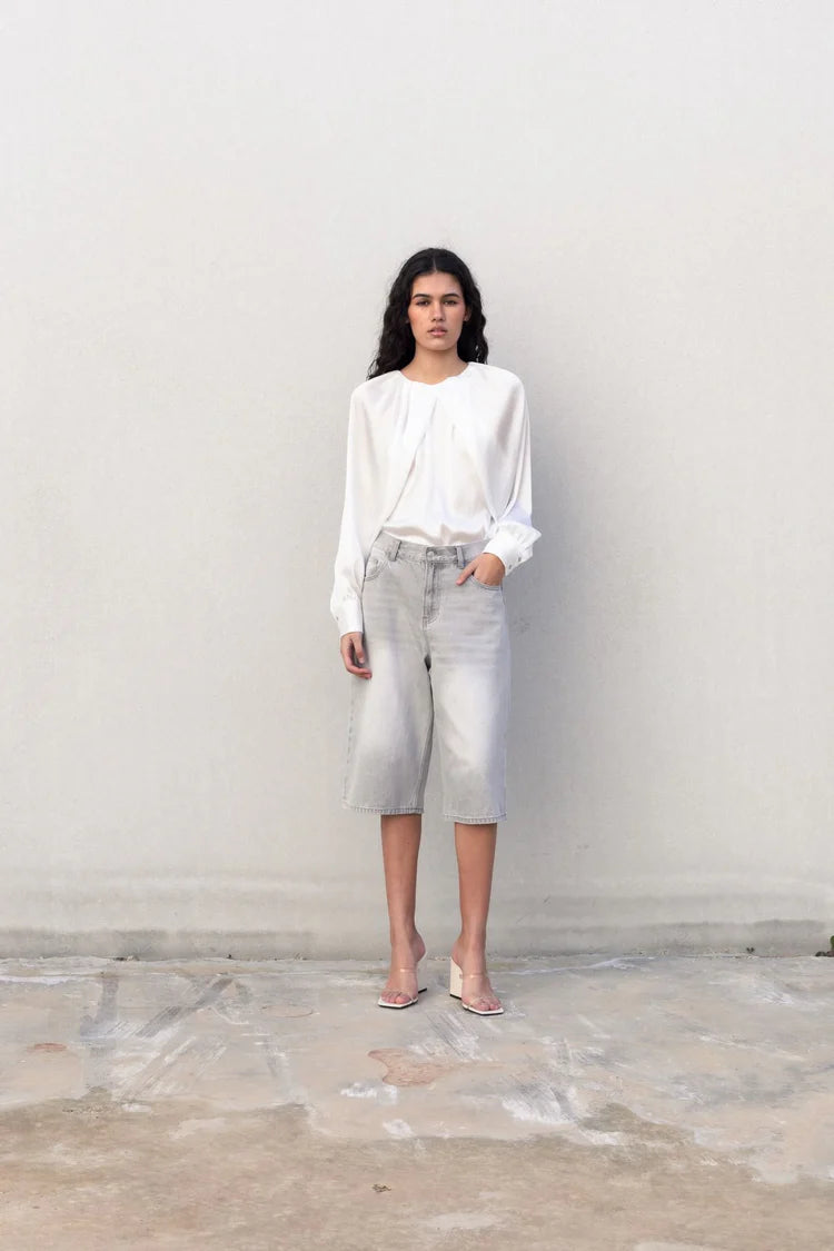 BLUSA SATINADA