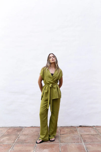 PANTALON FLUIDO CON ELASTICO