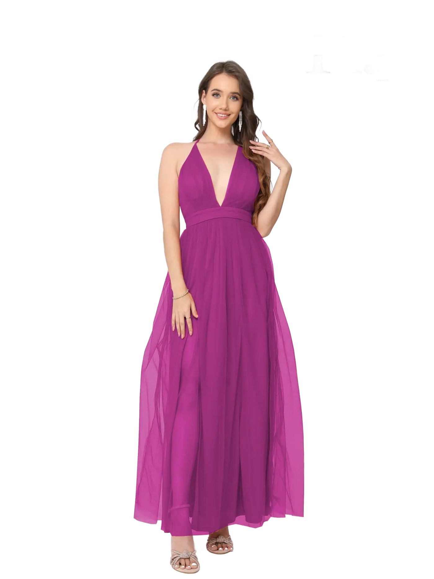 Vestido de noche largo sexy