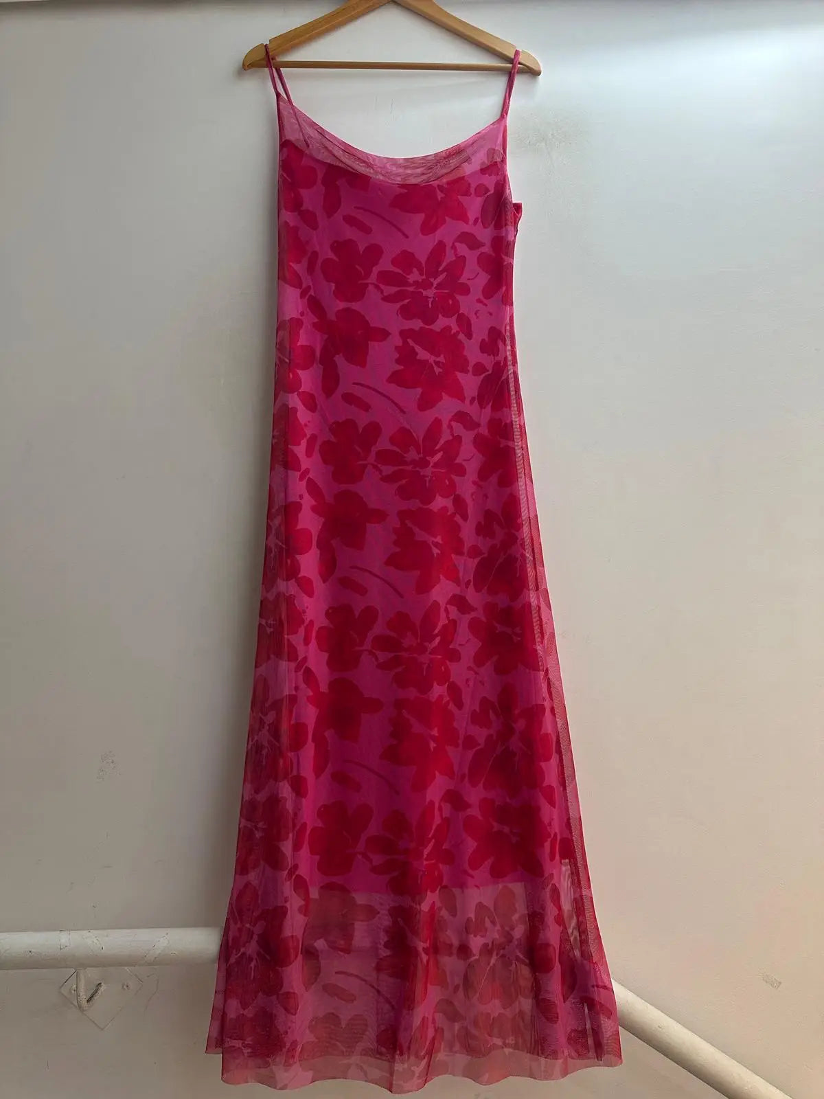 Vestido largo de tul
