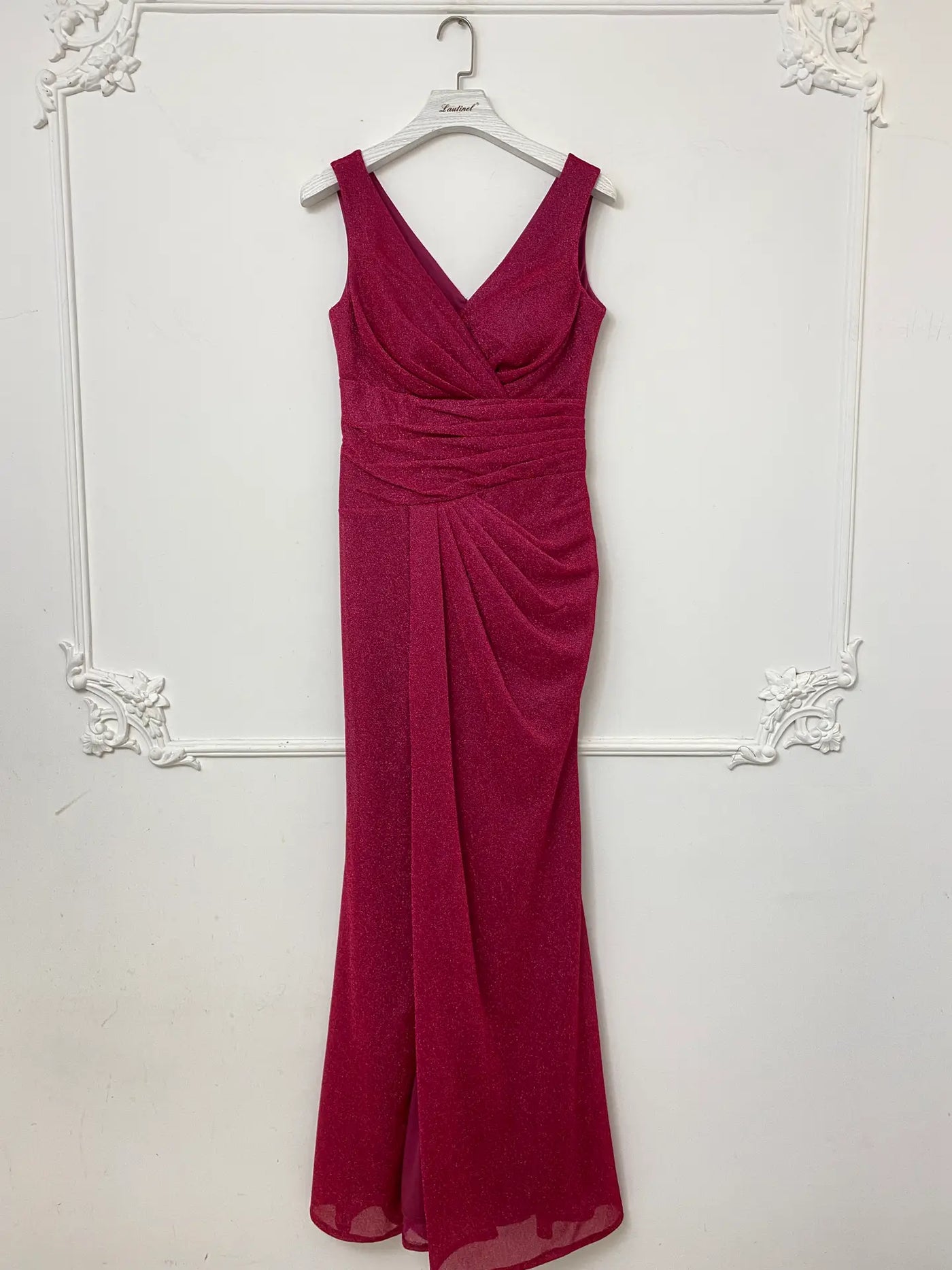 Vestido largo con abertura bodycon