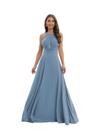 Vestido largo hombros descubiertos
