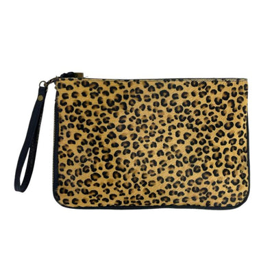 Práctico Bolso Bandolera Artesanal de Piel Italiana y Pelito