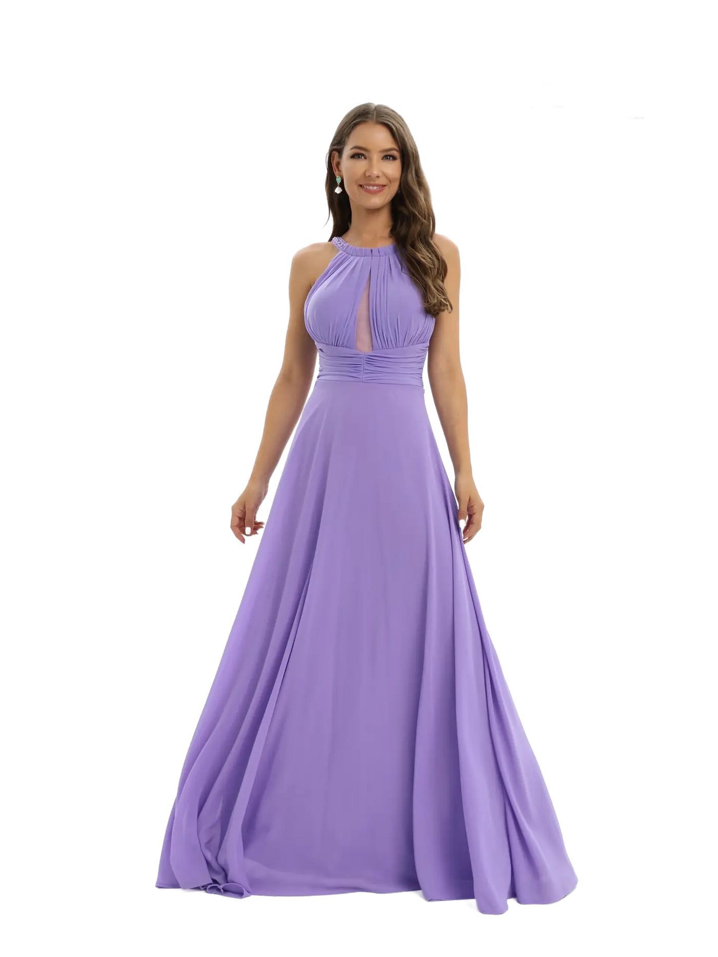 Vestido largo hombros descubiertos