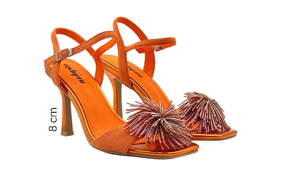 Sandalias de Fiesta 8 cm: Brillo y Estilo Sofisticado