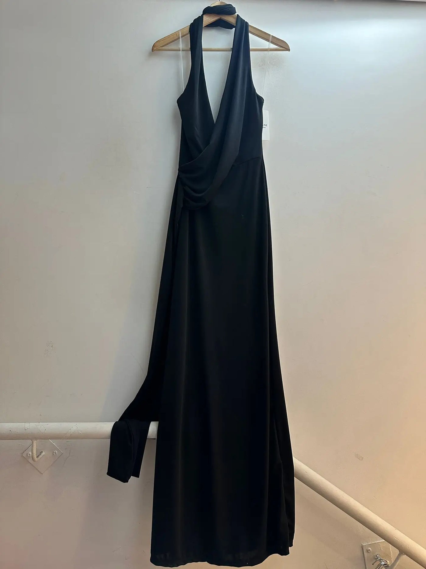 Vestido largo liso