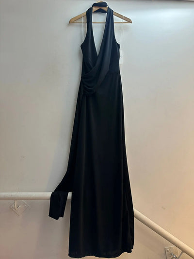 Vestido largo liso