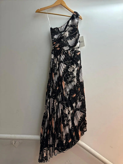 VESTIDO LARGO CON ESTAMPADO