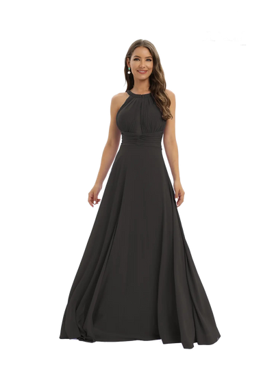 Vestido largo hombros descubiertos