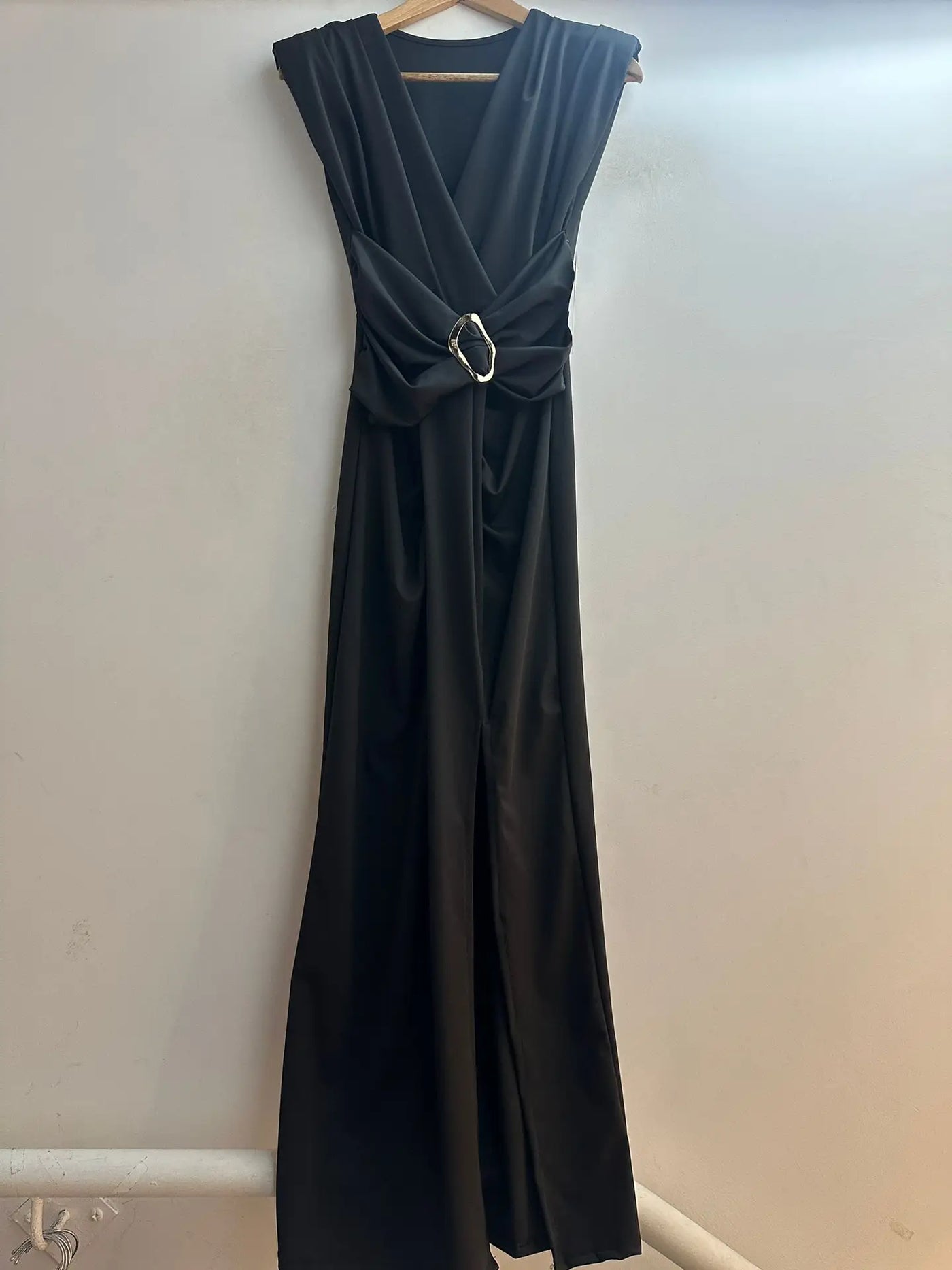 Vestido largo liso