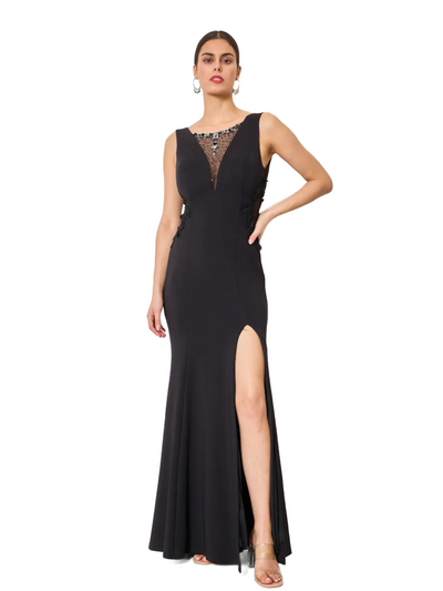Vestido De Noche con apertura frontal