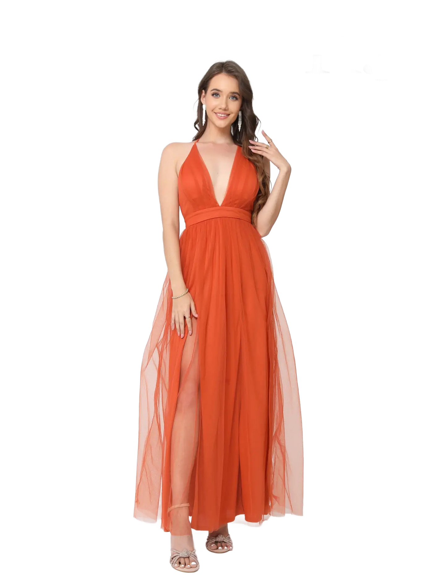 Vestido de noche largo sexy
