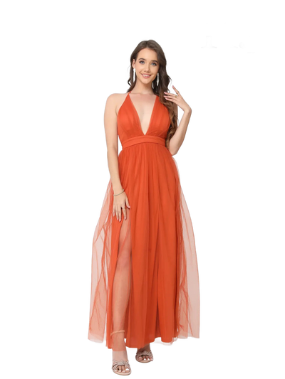 Vestido de noche largo sexy