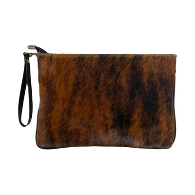 Práctico Bolso Bandolera Artesanal de Piel Italiana y Pelito