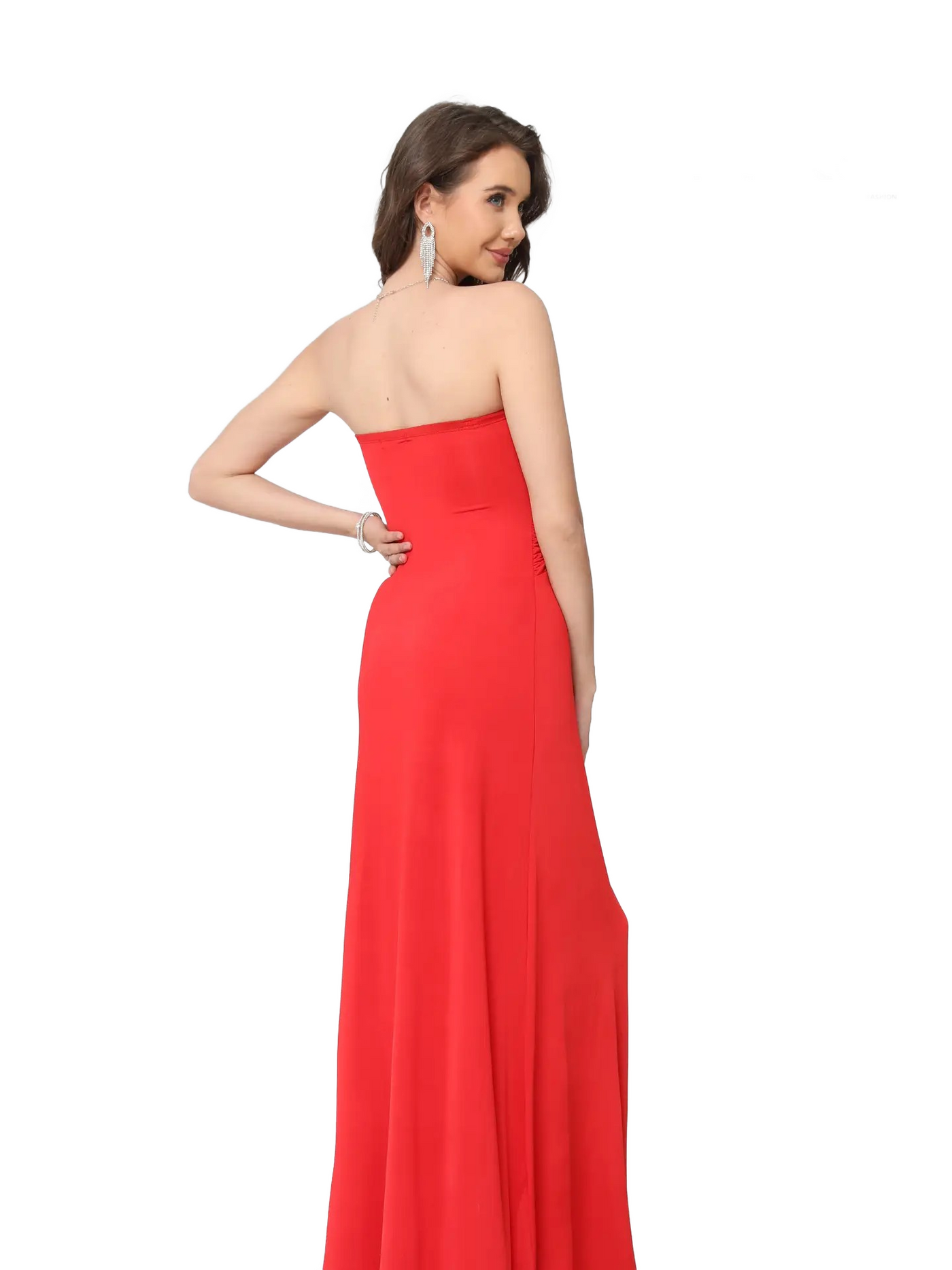 Vestido  sin tirantes