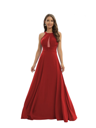 Vestido largo hombros descubiertos