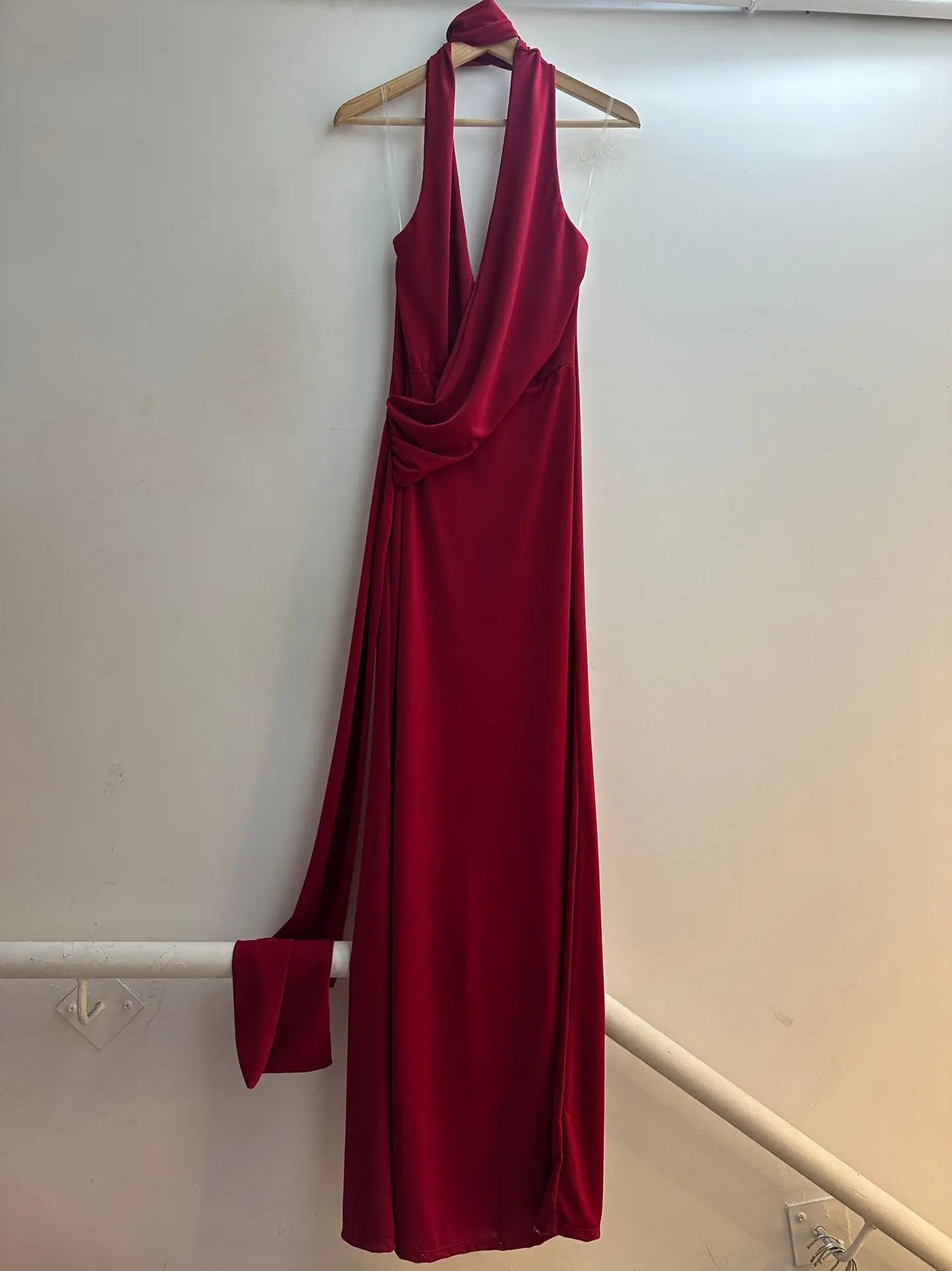 Vestido largo liso