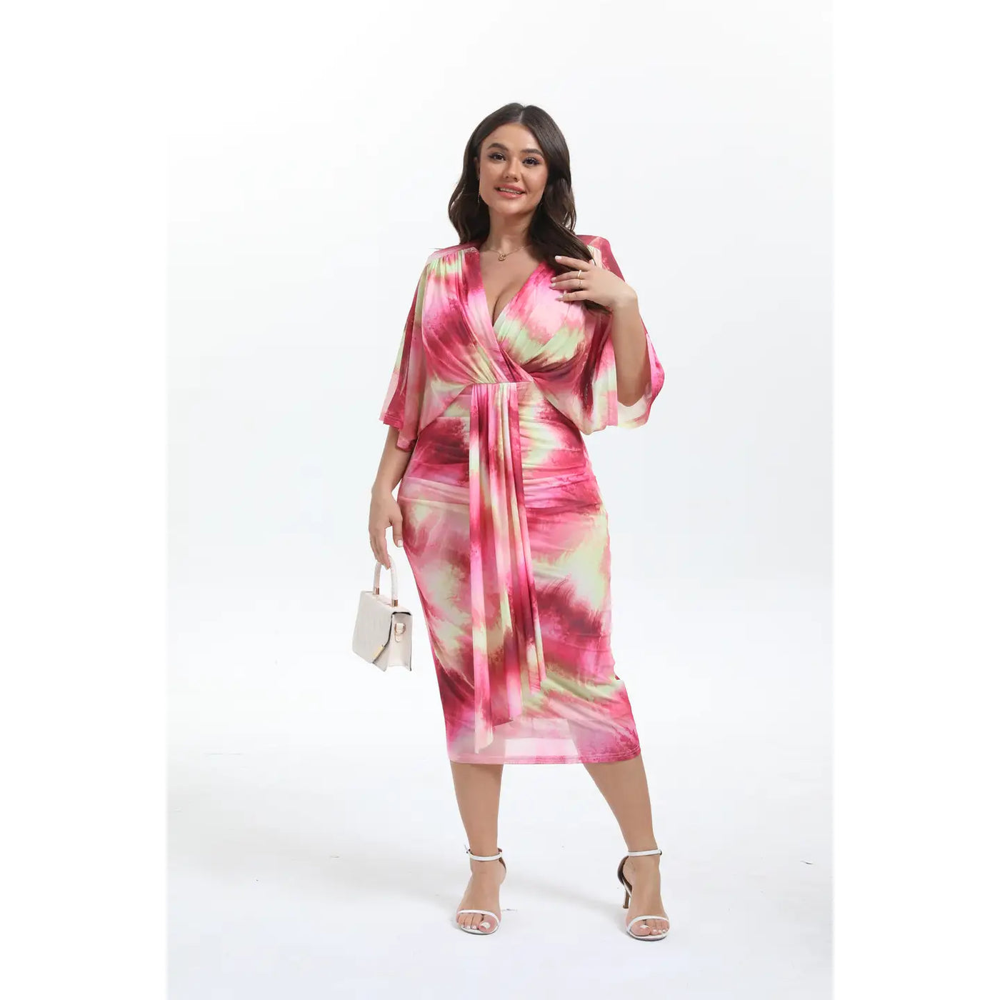 Vestido midi  estampado
