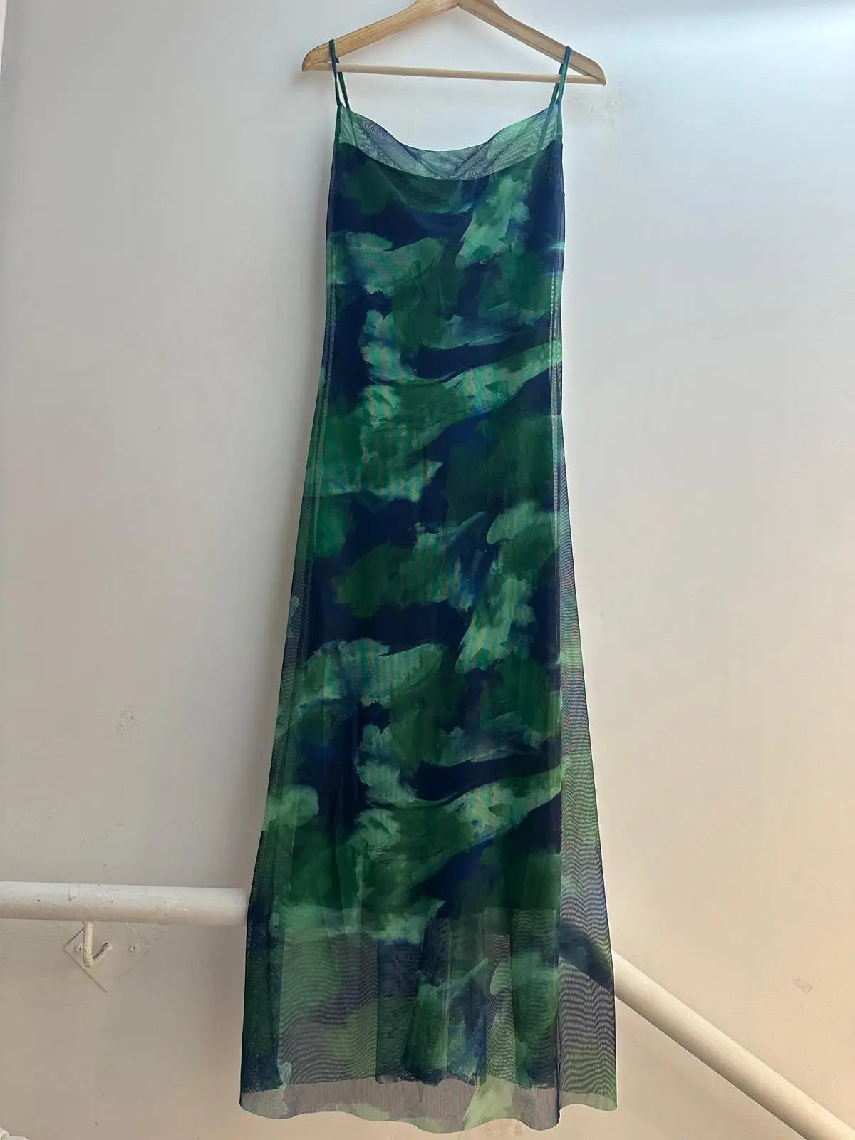 Vestido largo de tul
