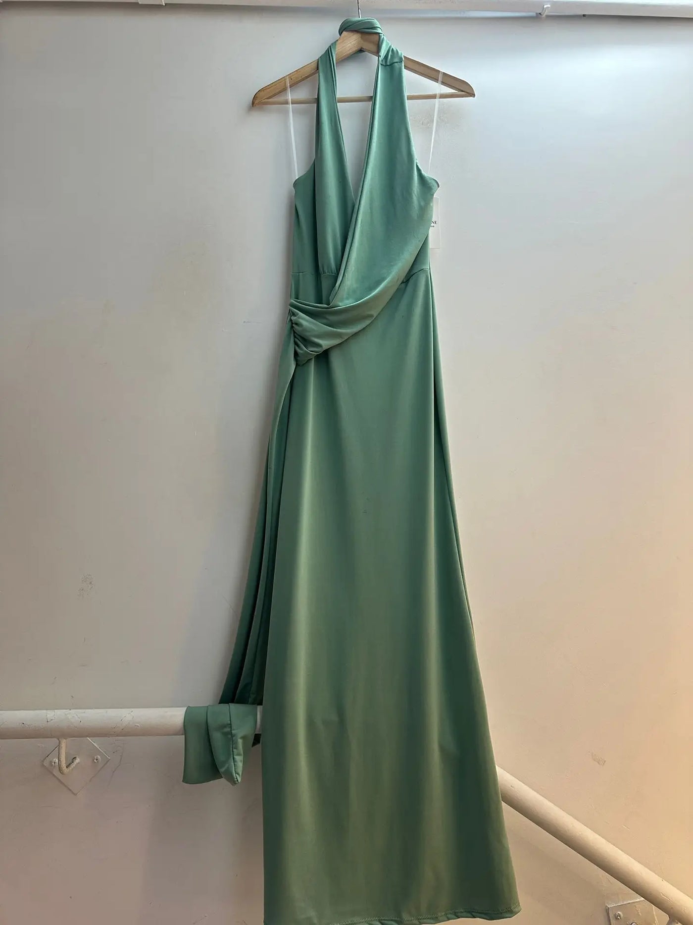 Vestido largo liso