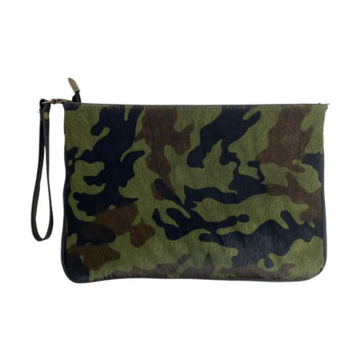 Práctico Bolso Bandolera Artesanal de Piel Italiana y Pelito